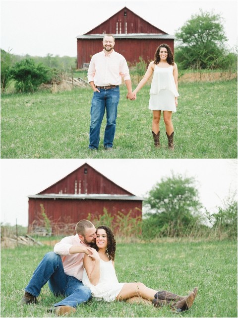 knoxville barn engagement pictures