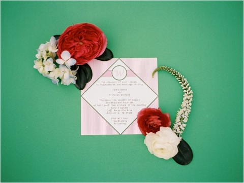 lilly pulitzer wedding invitation
