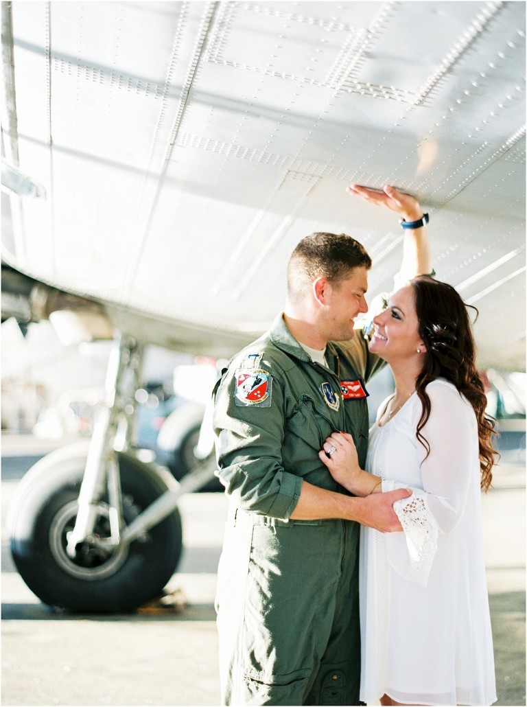 airplane engagement pictures