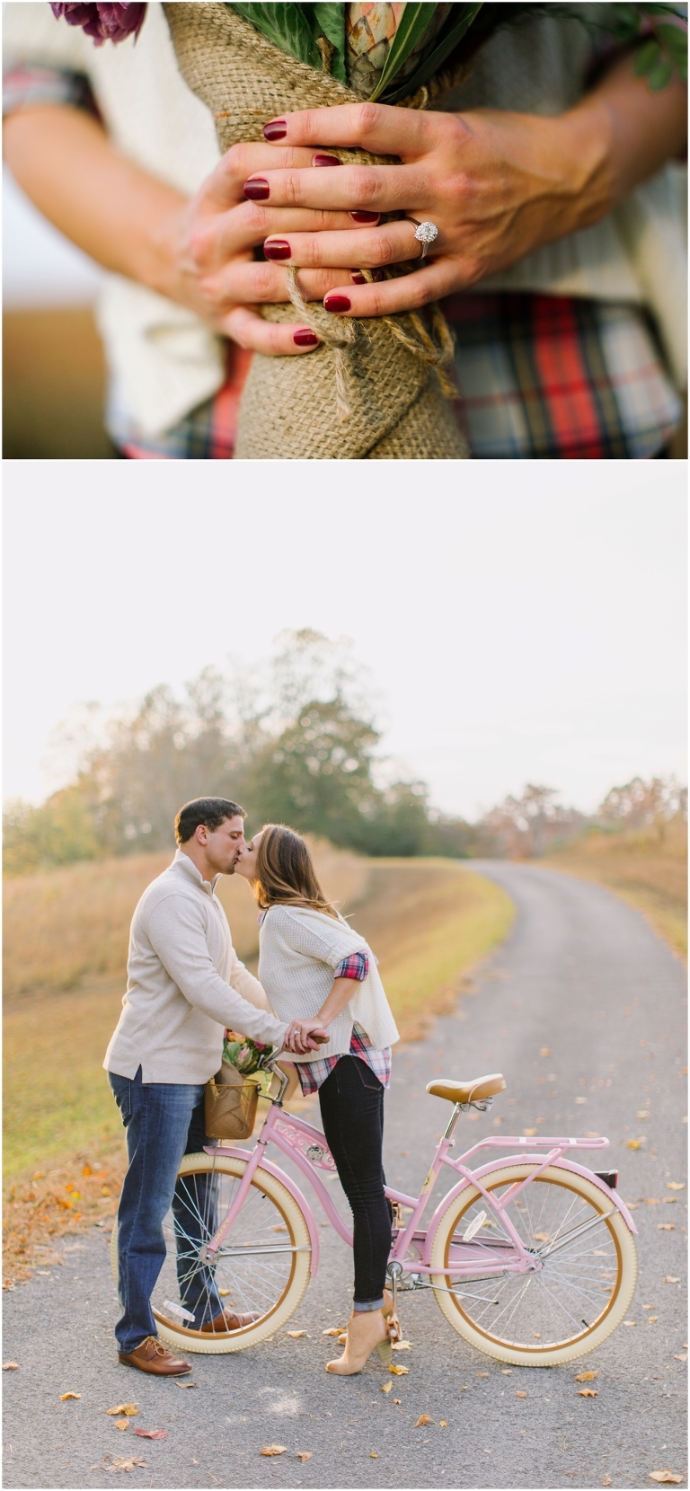 knoxville bicycle engagement photos