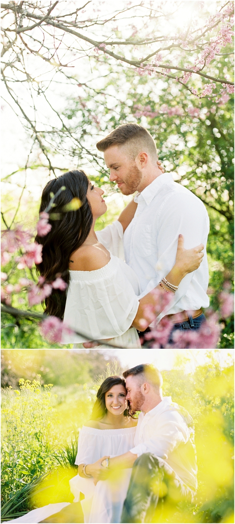 Spring engagement photos in knoxville