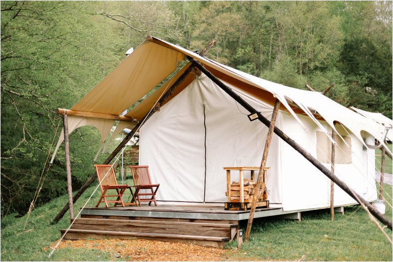 Under Canvas Glamping in the Smoky Mountains