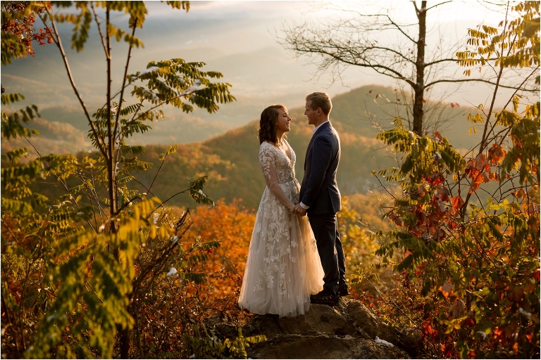 Smoky Mountains Fall Wedding