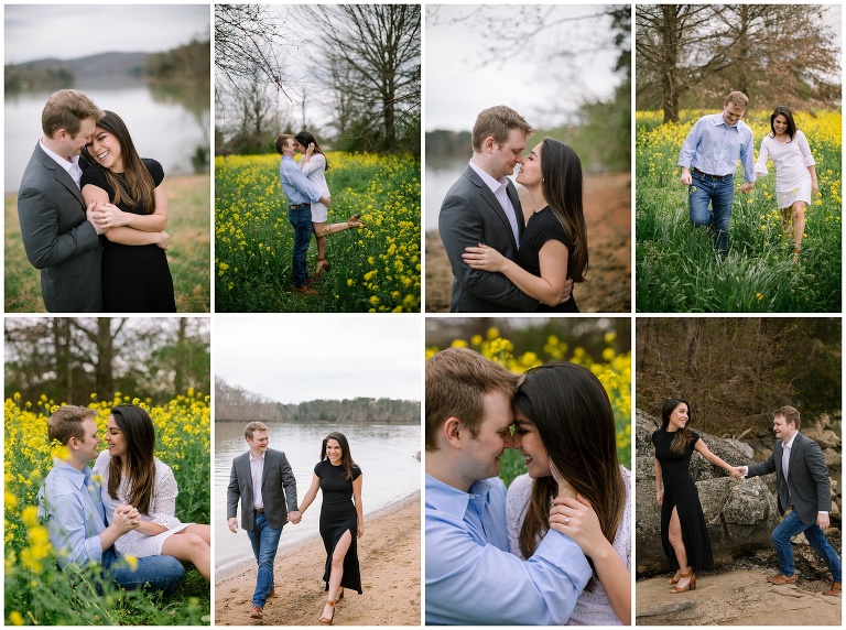 spring knoxville engagement photos