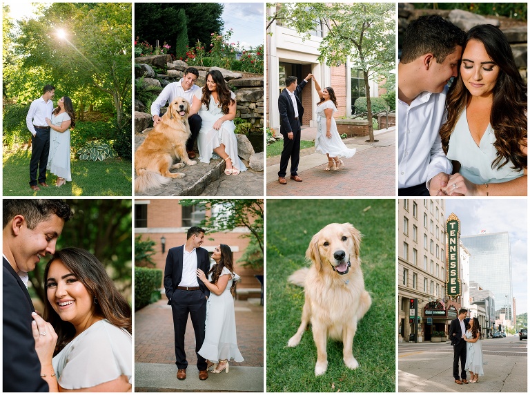 downtown knoxville engagement photo ideas