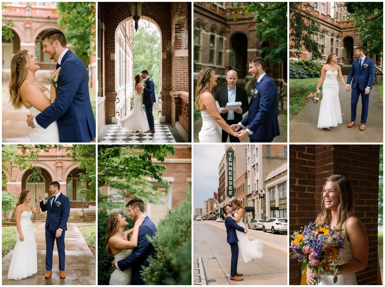 downtown knoxville intimate courthouse wedding