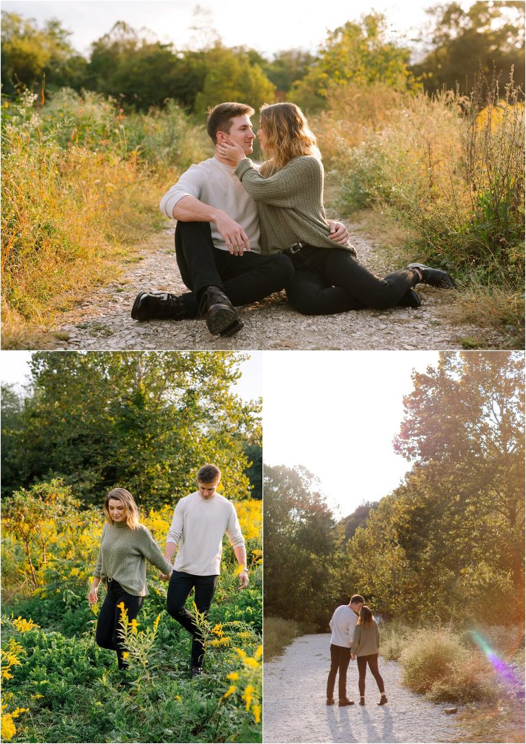 melton hill meadow engagement